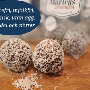 Glutenfria och veganska chokladbollar