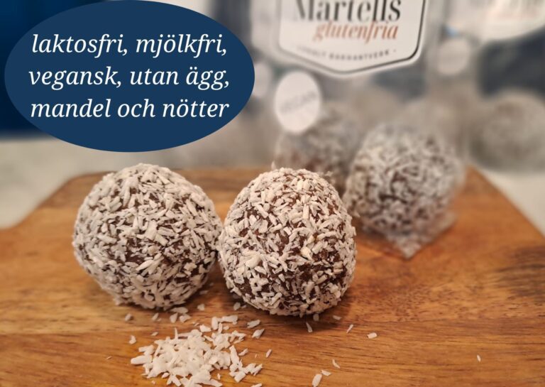 Glutenfria och veganska chokladbollar