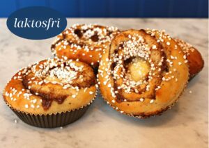 Glutenfri kanelbulle med kräm