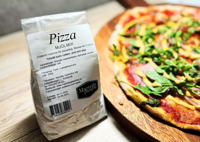 Glutenfri pizza mjölmix